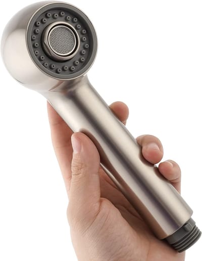 Keukenkraan - Uittrekbare keukenkraan - 2 waterstroomstanden - Vervangend onderdeel voor kraan - Voor keukenkraan met G1/2 of 13/16 inch schroefdraad - Eenvoudig te installeren - Geborsteld