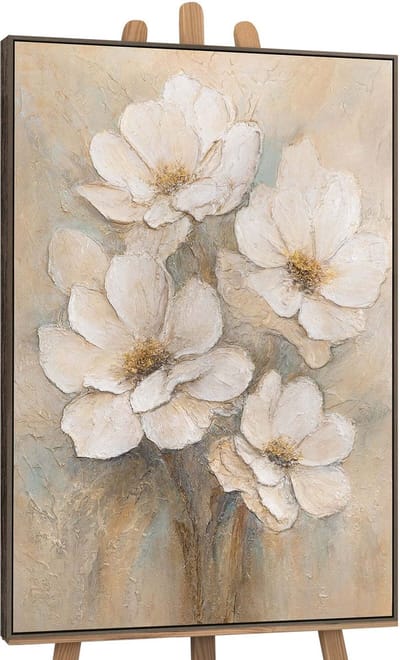 Canvas schilderij handgeschilderd veil of tenderness abstract – YS-Art Gallery – Luxe wanddecoratie voor woonkamer – Modern schilderij voor slaapkamer en hal