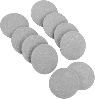 Vervangingspads Voetvijl - Schuurpads Voetverzorging - Verwijderen Dode Huid - Grove Korrel Kwaliteit - 4x4x1 Cm - Grijs