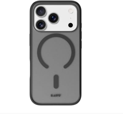 LAUT HUEX PROTECT Hoesje, Mat, Soft-Touch Afwerking, MagSafe® Compatibel, IMPKT Cell® Valbescherming, iPhone 17 Pro, Black