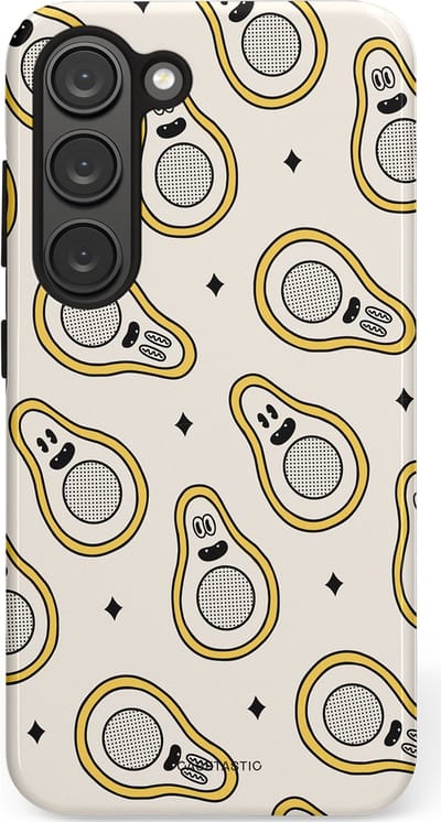 Casetastic Hoesje Geschikt voor Samsung S23 - Stijlvolle Beschermende Duo-layer Case - Vegycado