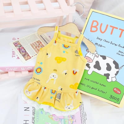 Robe d'été pour chien, robe fine pour animal de compagnie, petit chien, peluche, chat, écharpe, jupe princesse, vêtements pour animaux de compagnie, accessoires pour chien, robe pour chat XXL