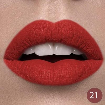 Golden Rose Satin Lipstick NO: 21 Lippenstift Reddish Selection Romige structuur bevat Vitamine E