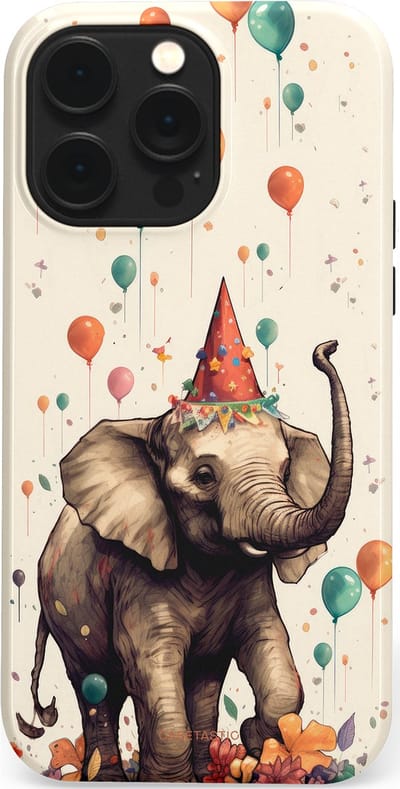 Casetastic Hoesje Geschikt voor Apple iPhone 14 Pro Max Magsafe - Stijlvolle Beschermende Duo-layer Case - Ballonparade