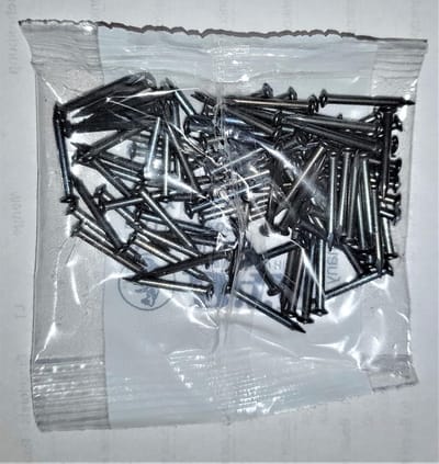 Stalen Spijkers - Fotospijkers Nagels - Harde Materialen Bevestigen - Gehard Staal - 2x20mm - Zwart