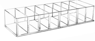 longziming -Transparante Make-up Organizer met 8 Vakken – Oogschaduw Palette Houder – Cosmetica Display & Opbergstandaard voor Kaptafel