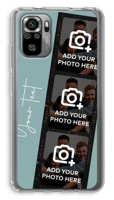 Gepersonaliseerd - Case Company® - Hoesje geschikt voor Xiaomi Redmi Note 10S hoesje - Filmrol N°1 - Soft Cover Telefoonhoesje - Bescherming aan alle Kanten en Schermrand