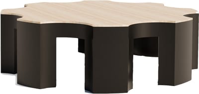 Fiastra Caleria taartplateau - taartstandaard - zwart - 30 x 30 cm