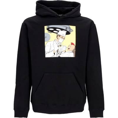 Doctor Hoodie Zwarte herenhoodie