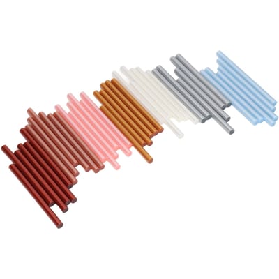 42 Pièces Bâtons de Colle Chaude 7x100mm Non Toxiques Écologiques Forte Adhésion Largement Utilisés Bâtons de Pistolet à Colle pour
