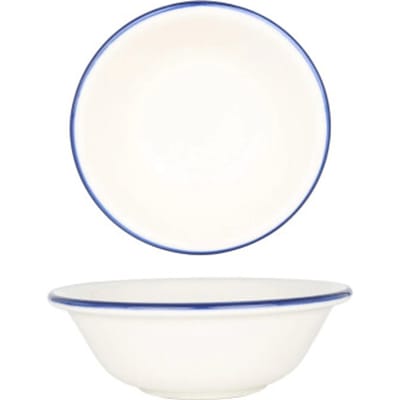 Bonna Kommetje - Linea Blue - Porselein - 16 cm (400cc) - set van 6