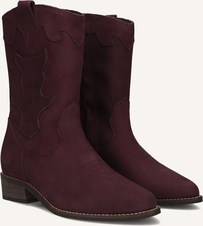 Wysh Nolia Laarzen - Nubuck - Meisjes - Paars - Maat 31