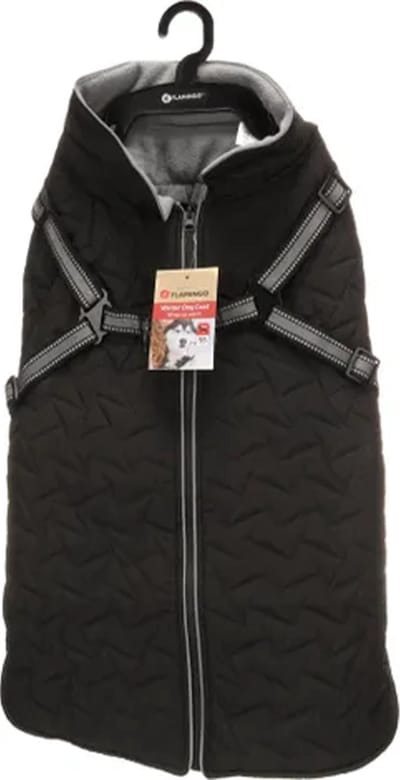 Flamingo Hondenjas Duker zwart winterjas 55cm