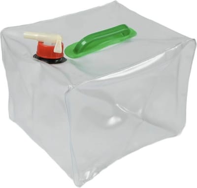 Opvouwbare Waterzak - Extra stevig - 10L - Kraantje - 20 x 20 x 25,5 cm