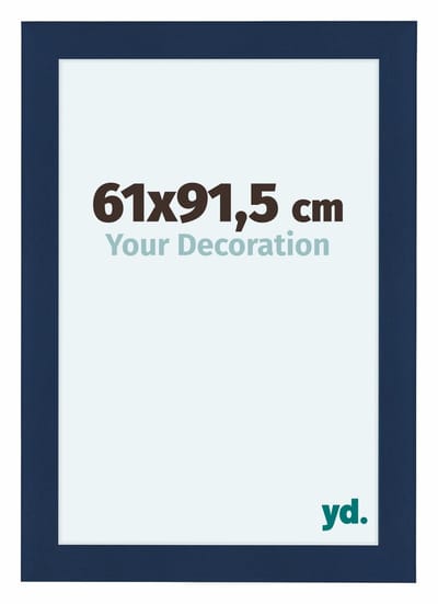Your Decoration - Fotolijst 61x91,5 cm - MDF - Donkerblauw Geveegd - Como