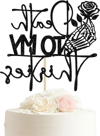 Kreatieve taarttopper voor 30e verjaardag, feestdecoratie voor afscheid en jubileum, unieke accessoires voor verjaardagsfeest en herdenking