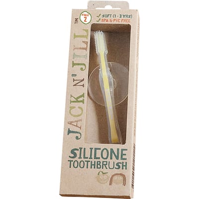 Jack 'N Jill - Silicone Tandenborstel - voor kinderen - 12 tot 24 maanden