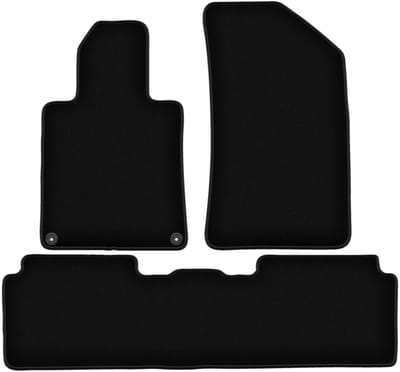 BASIC zwarte veloursmatten voor: Peugeot 508 I sedan, stationwagen, SW, RXH (2010-2018)