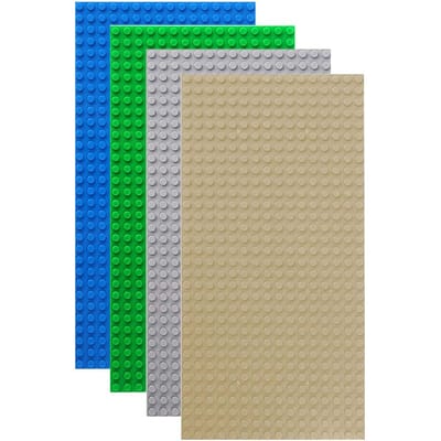 16x32 Basisplaat met Noppen 4 stuks Werkt Met featuring Mainstream s Play KINDEREN'S Creativiteit Speelgoed Accessoires 4pcs16x32