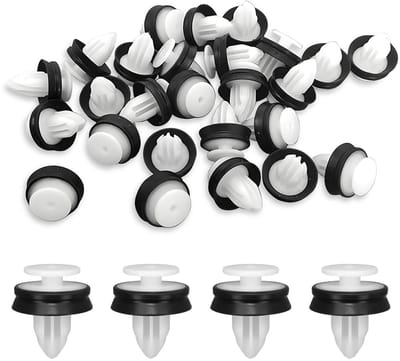 Dailygoods- Bevestigingsclips 50 stuks - Deurbekleding Clips - Kunststof - Universeel - Lichtgewicht - Robuust en Duurzaam - Deurbekleding Clip
