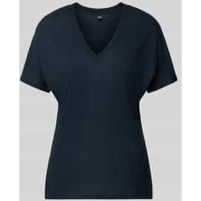 T-shirt met V-hals, model 'Eylina'