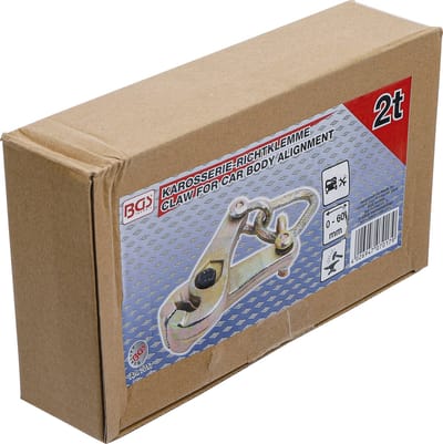 BGS Carrosserie richtklem zelfsluitend één trekrichting max. 2 ton