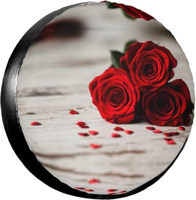 Reserveband Hoezen - Wiel Beschermers - Banden Transport - Waterdicht Stof- en Zonwerend - Universeel 14-17 Inch - Rosé