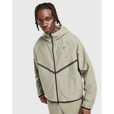 Nike Shori knit windrunner herenjack met rits over de hele lengte Tech - Grijs- Heren, Grijs XS