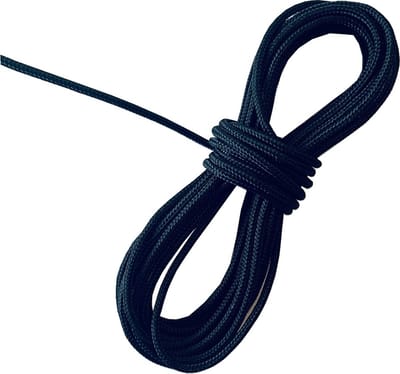 Dyneema 2,5 mm zwart koord