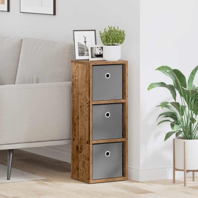 vidaXL - Dressoir - met - lade - Oudhout - 25,5 - x - 22 - x - 69,5 - cm