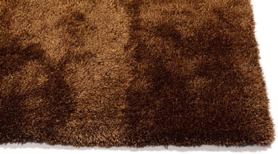 DÉJA Living Vloerkleed 200x200cm - Hoogpolig Goud Stof - Lavar Mix