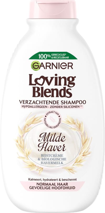 Garnier Loving Blends Shampoo Milde Haver Normaal Haar en Gevoelige Hoofdhuid - 300 ml
