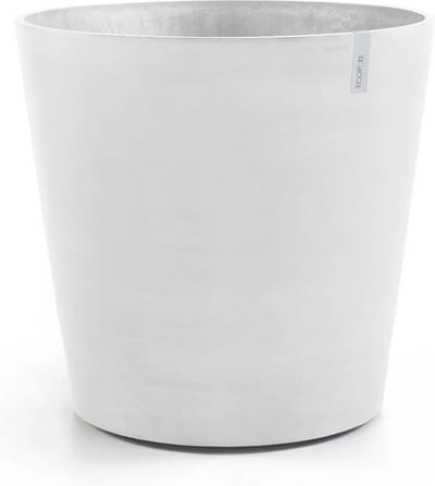 Pot amsterdam wheels d80cm puurwit