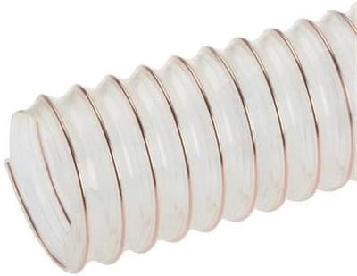 Flexibele Spiraalslang - Zuigslang PU - Stofzuigen - Slijtvast Materiaal - 200 mm Buis - Transparant