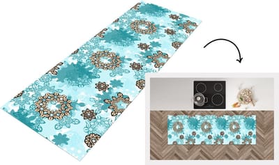 Keukenloper - Loper keuken - Tiener - Mandala - Patronen - 150x50 cm - Keukenloper vinyl