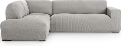 Belmarti Milos hoekbankhoes - Chaise longue links - Lichtgrijs