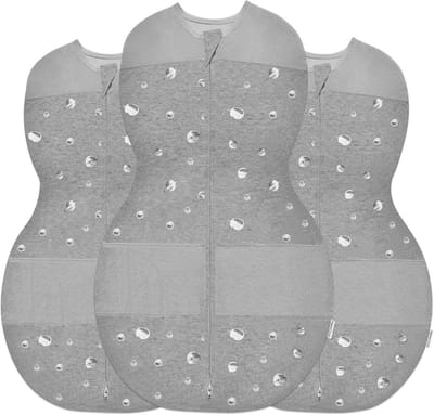 Biologisch Katoenen Baby Inbakerdeken 3-Pack - Bevorder Gezonde Heupontwikkeling