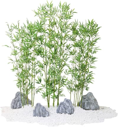 Kunstplant Bamboe - Nep Plant - Interieur Decoratie - Onderhoudsvrij - 200 cm - Groen