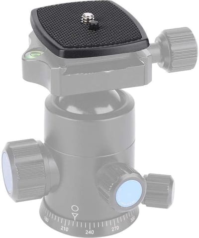 Dailygoods- Quick Release Plate Antislip - Camera Montageplaat - Professionele Snelontgrendelingsplaat - 1/4 Schroef - Draagbaar - ABS Materiaal - Camera Mount