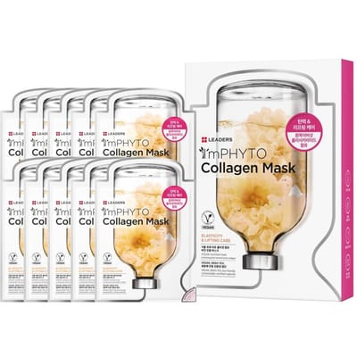 Leaders Je suis Masque au Phyto Collagène Raffermissant Hydratant 25ml x 10 Feuilles