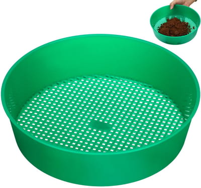 Dailygoods- Tuinzeef Duurzaam - Grondzeef - Zandzeef - Compostzeef - Lichtgewicht - Handig voor Tuinieren