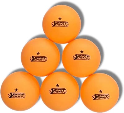 Tafeltennisballen - Sportballen - Wedstrijd Spelen - Consistente Stuit - 6 Stuks - Oranje