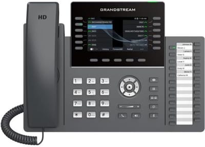 IP Telefoon - VoIP Telefoon Zakelijk Telefoon - Kantoor Communicatie - Dubbel Toetsenbord - Gigabit Ethernet - Zwart