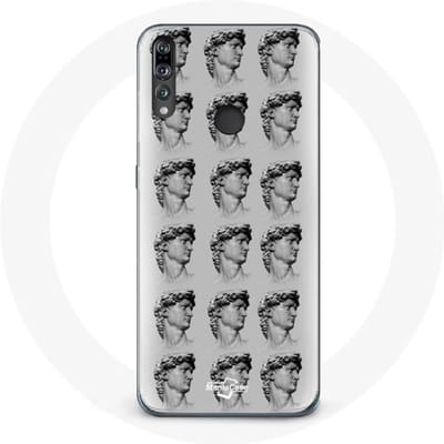 Coque - Huawei - P30 Lite - Souple - Statue - Gris gris