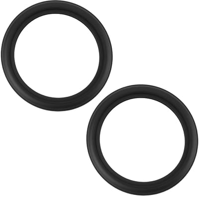 Dailygoods- Toilet Tank Lip Seal - Dubbele Waterstopbarrière - EPDM-Rubber - 54mm Buitendiameter - 44mm Binnendiameter - 6,4mm Dikte - Eenvoudige Installatie - Waterdichtingsring
