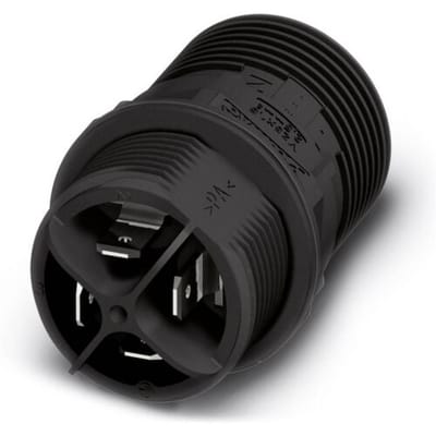 Phoenix Contact 1423986 Leidingverbinding Wanddoorvoering Totaal aantal polen: 3 + PE Serie (ronde connectoren): QUICKON 1 stuk(s)