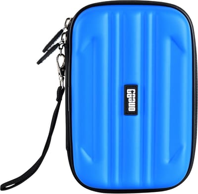 Duurzame Dart Wallet Standaard voor 2 Sets Darts en Accessoires - Dart Opberghoes (Blauw)