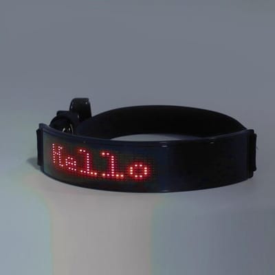 Allecto - LED-halsband - Programmeerbare Diy halsband - Oplaadbaar