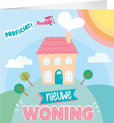 XL Greeting Cards - Nieuwe woning