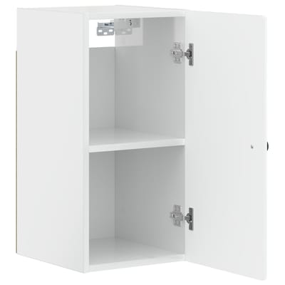 vidaXL - Badkamer - wandkast - BREDA - Hoogglans - Wit - 30 - x - 31 - x - 59 - cm